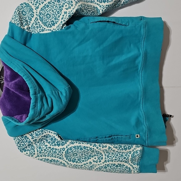 Girl's Lucky Brand Hooded Full Fron Zip Sweatshirt Jacket - Picture 8 of 10